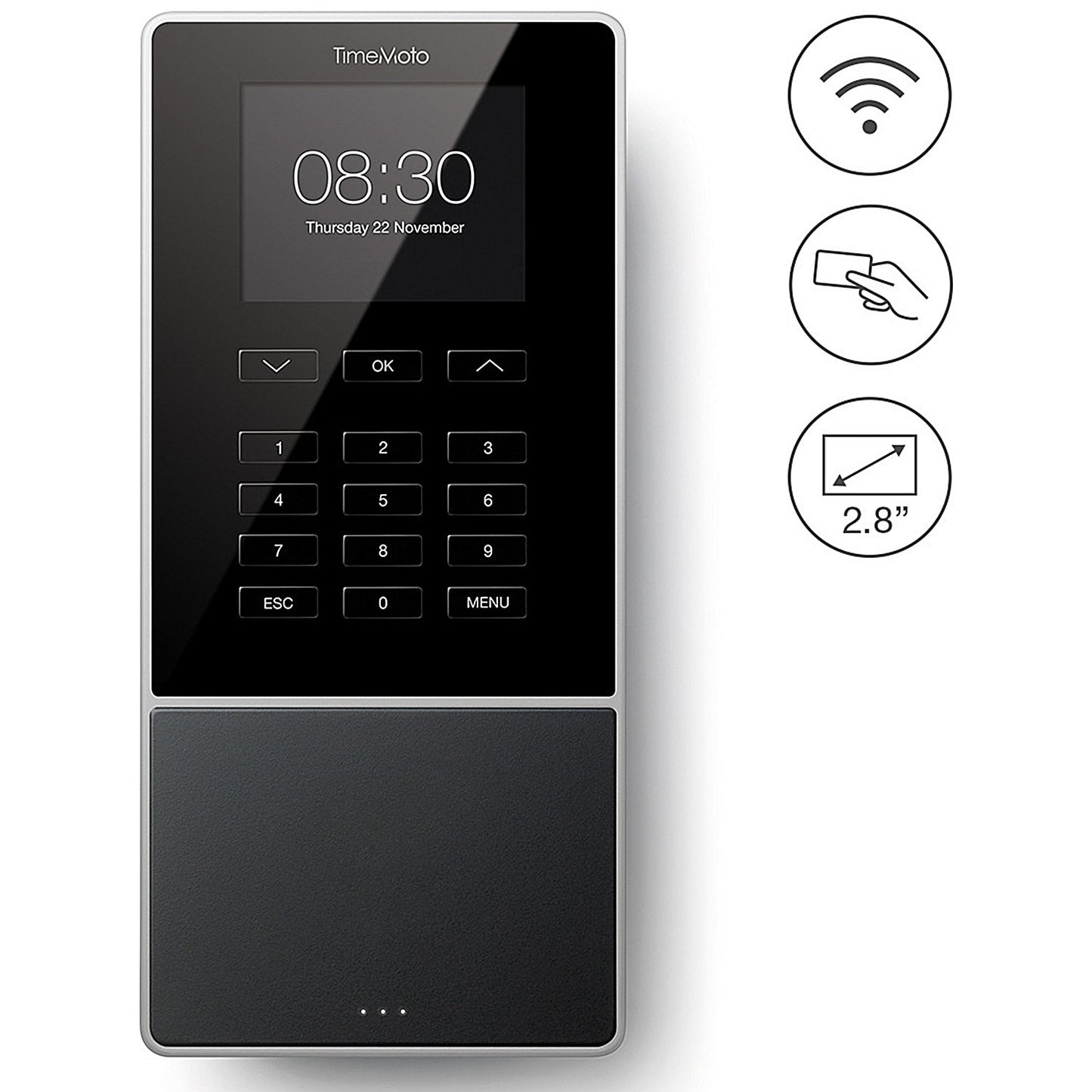 Safescan TimeMoto TM-616 Clocking In System with RFID Sensor