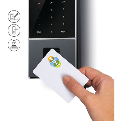 Safescan TimeMoto TM-828 SC Clocking In System with Mifare RFID and Fingerprint Sensor