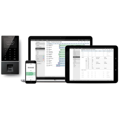Safescan TimeMoto TM-828 SC Clocking In System with Mifare RFID and Fingerprint Sensor