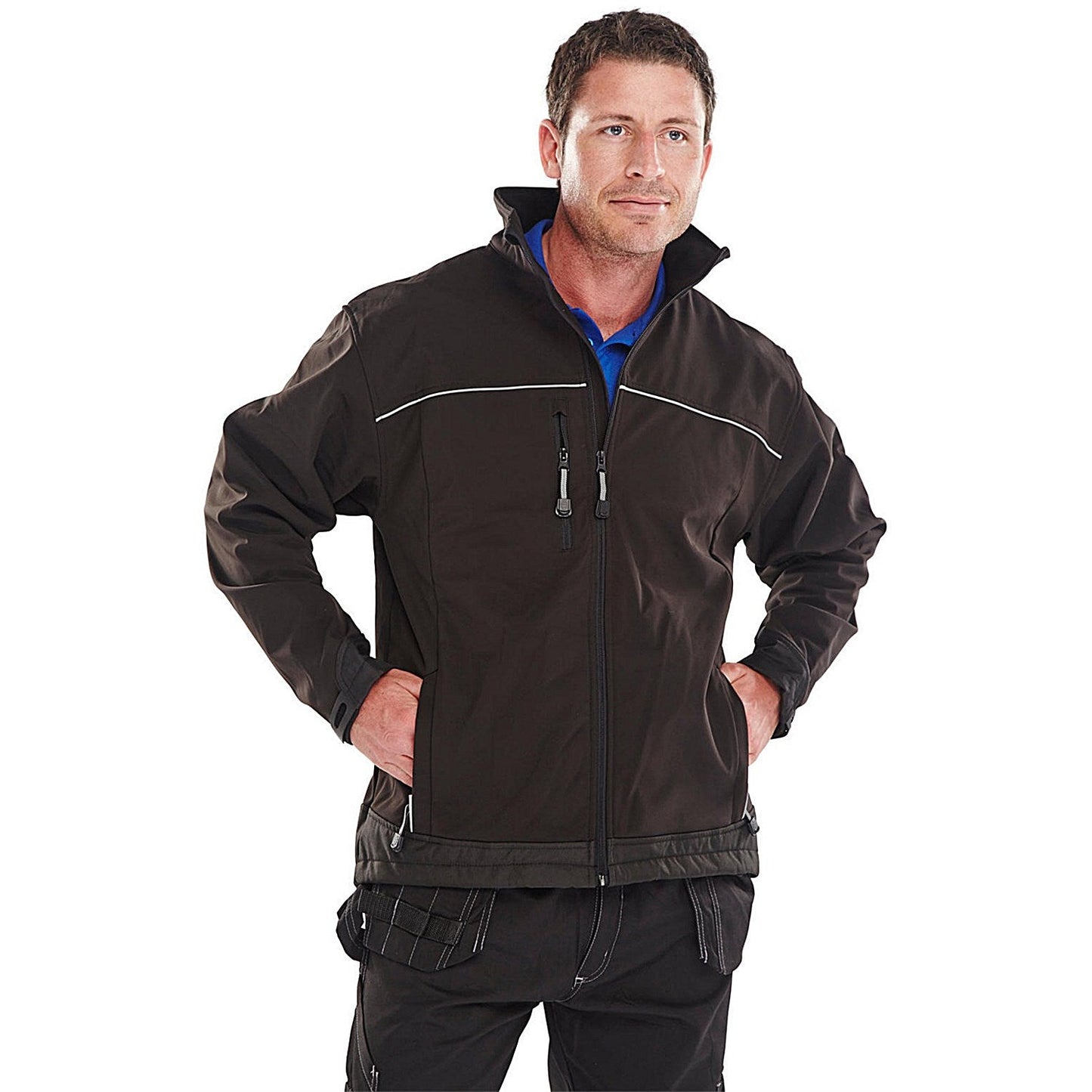 Beeswift Soft Shell Jacket, Black, 4XL