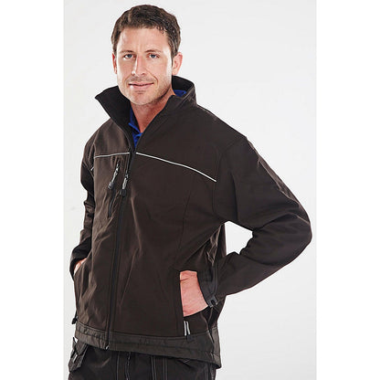 Beeswift Soft Shell Jacket, Black, 4XL Easy2Order : SSJBL4XL