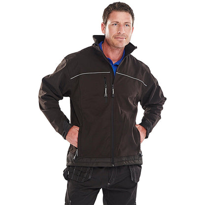 Beeswift Soft Shell Jacket, Black, 3XL