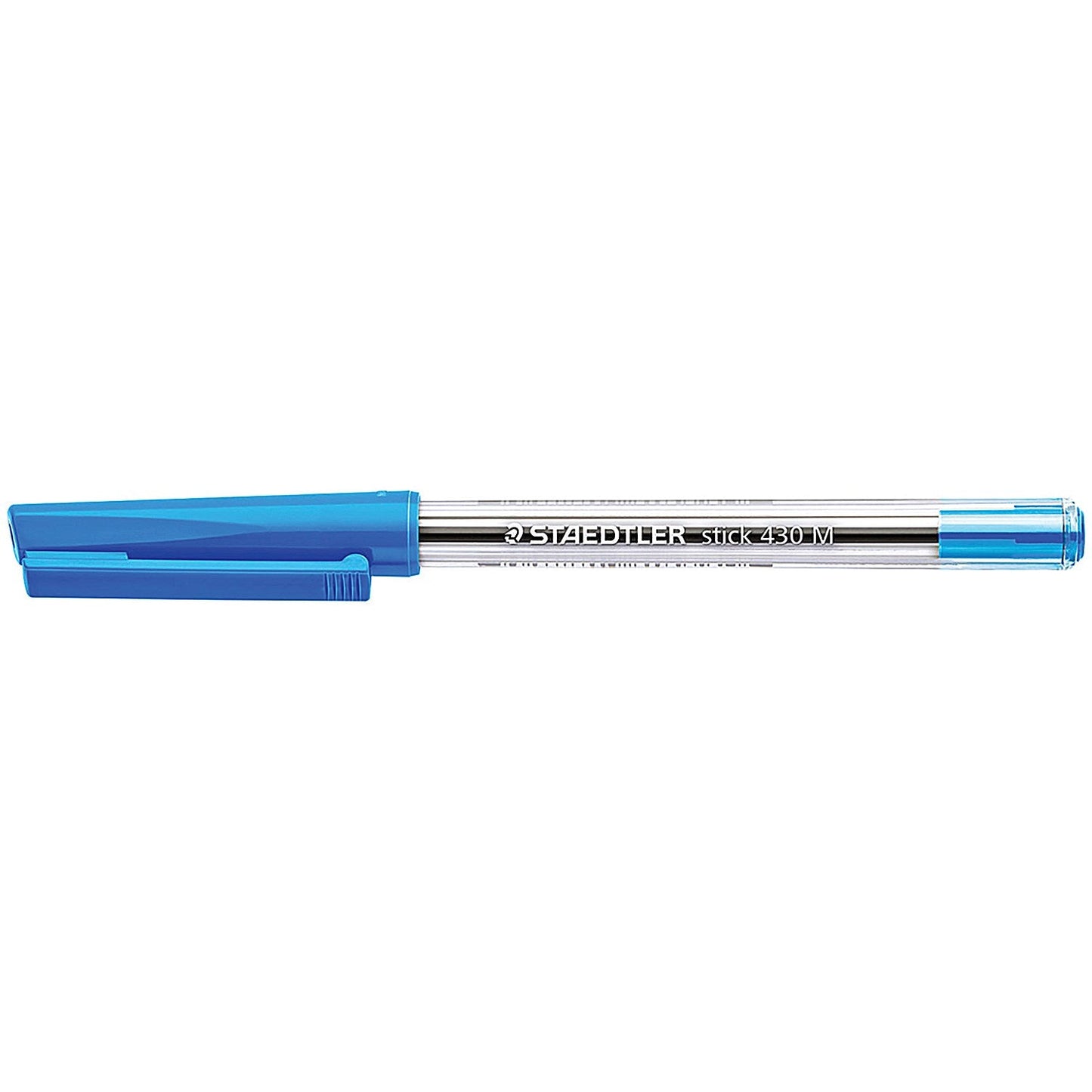 Staedtler Stick 430 Ballpoint Pen, Medium, Blue, Pack of 50