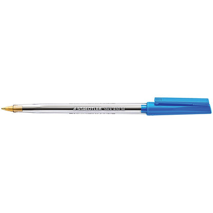 Staedtler Stick 430 Ballpoint Pen, Medium, Blue, Pack of 50 Easy2Order : ST07387