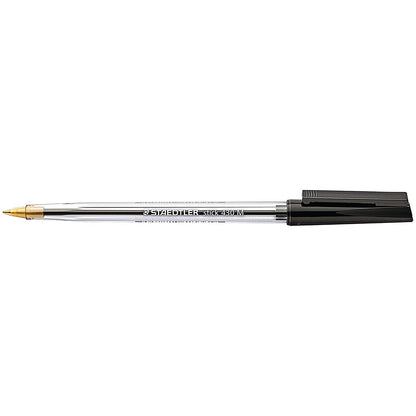 Staedtler Stick 430 Ballpoint Pen, Medium, Black, Pack of 50 Easy2Order : ST07400