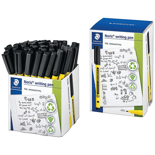 Staedtler Noris 307 Writing Pen Black (Pack of 50)