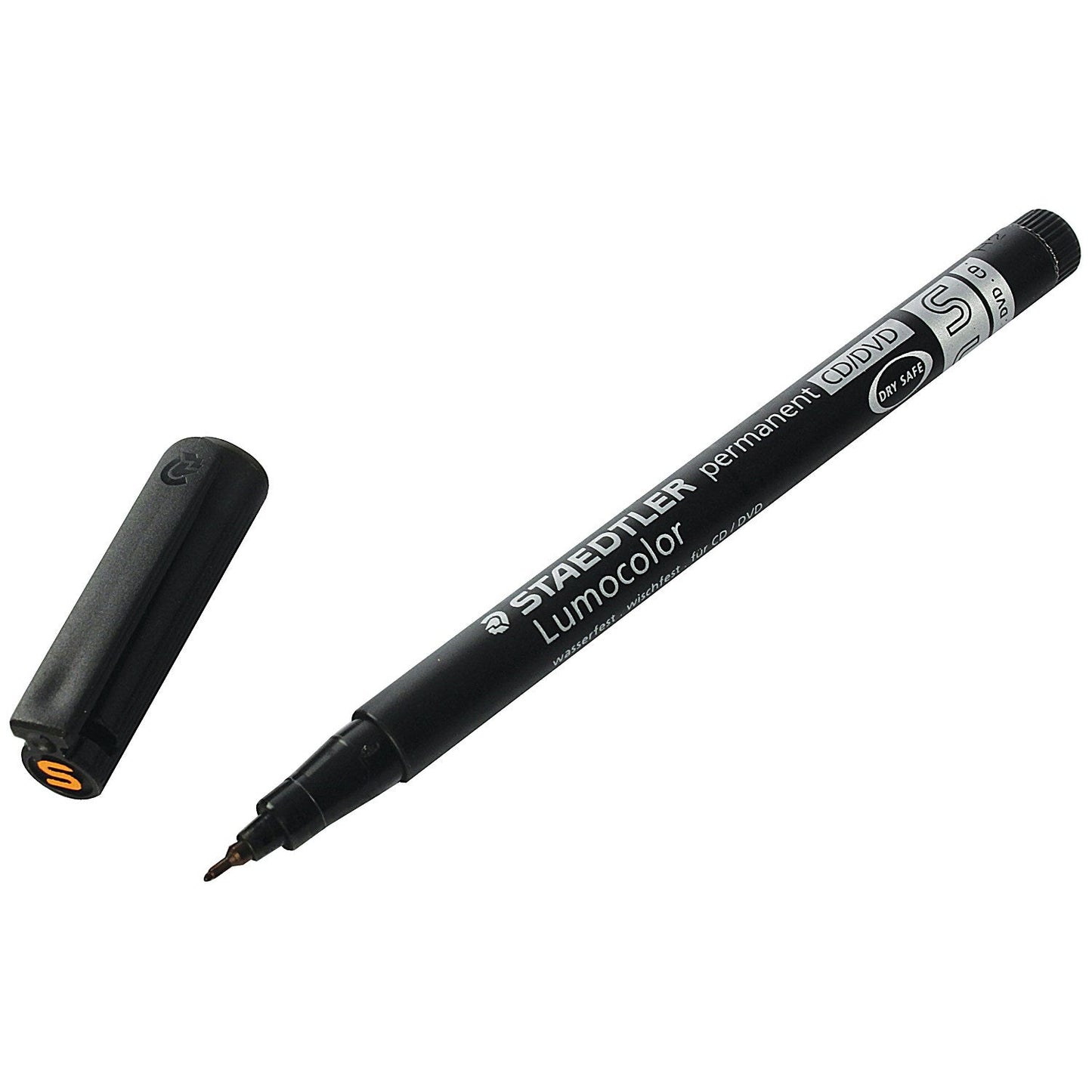 Staedtler Lumocolor CD/DVD Super Fine Pens, Black, Pack of 10 Easy2Order : ST31073