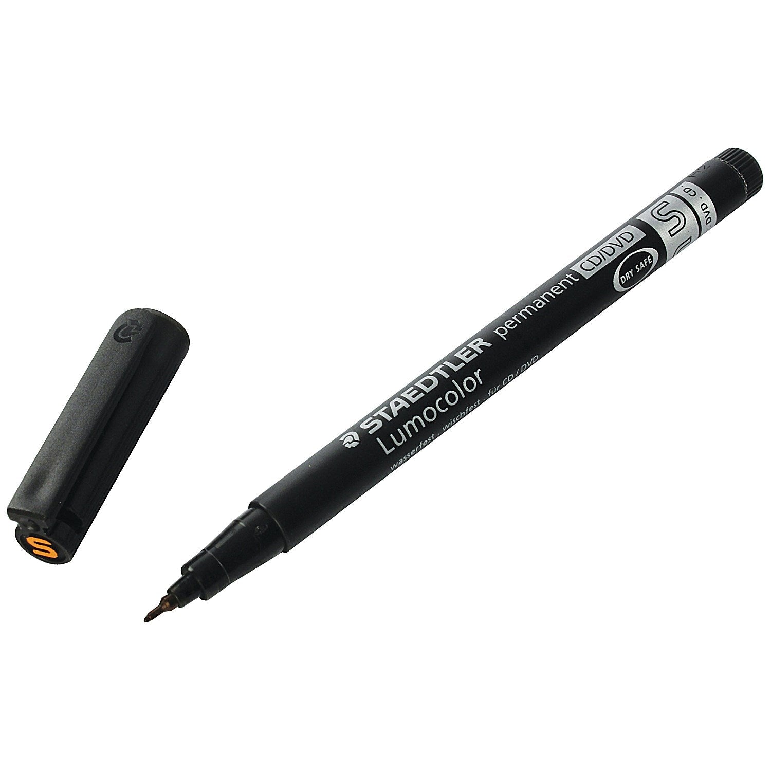 Staedtler Lumocolor CD/DVD Super Fine Pens, Black, Pack of 10 Easy2Order : ST31073