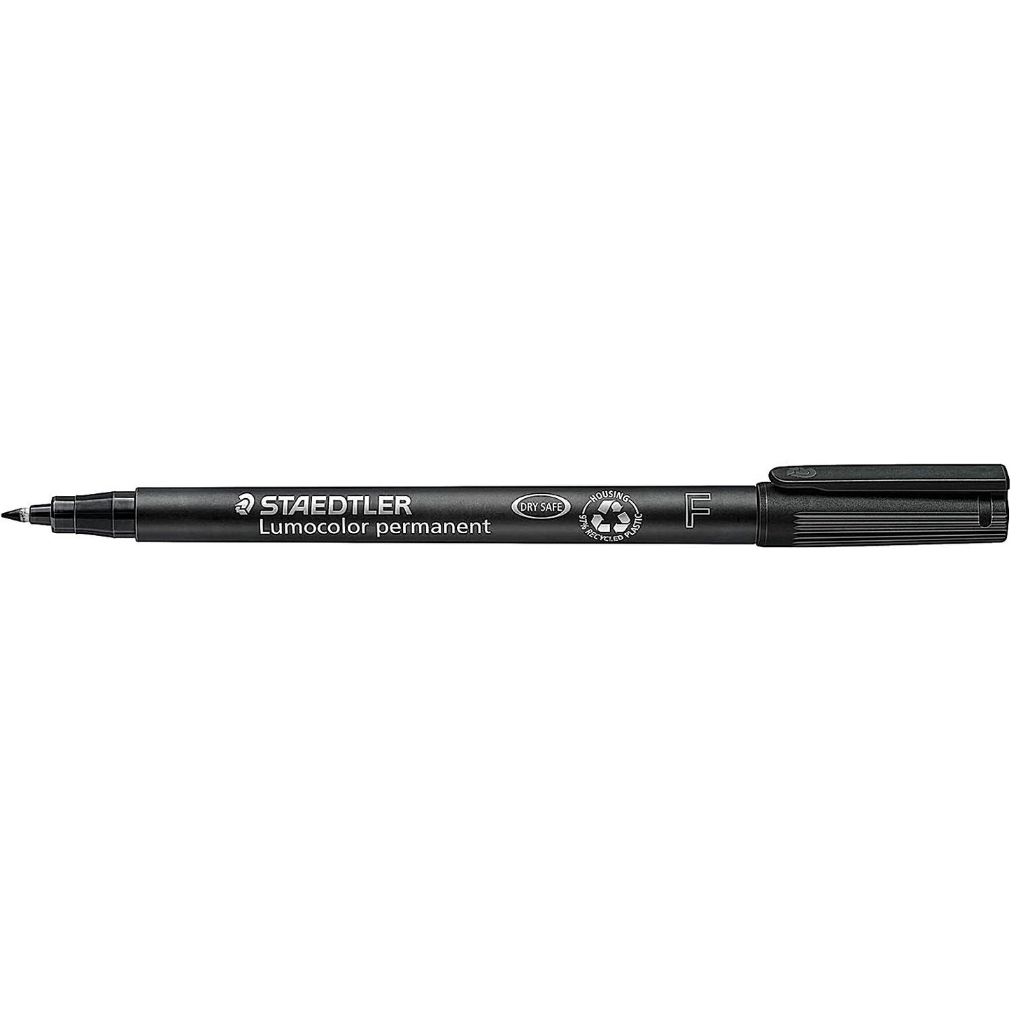 Staedtler Lumocolour Pen Permanent Fine Assorted (Pack of 4)