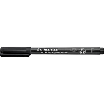 Staedtler Lumocolour Pen Permanent Fine Assorted (Pack of 4)