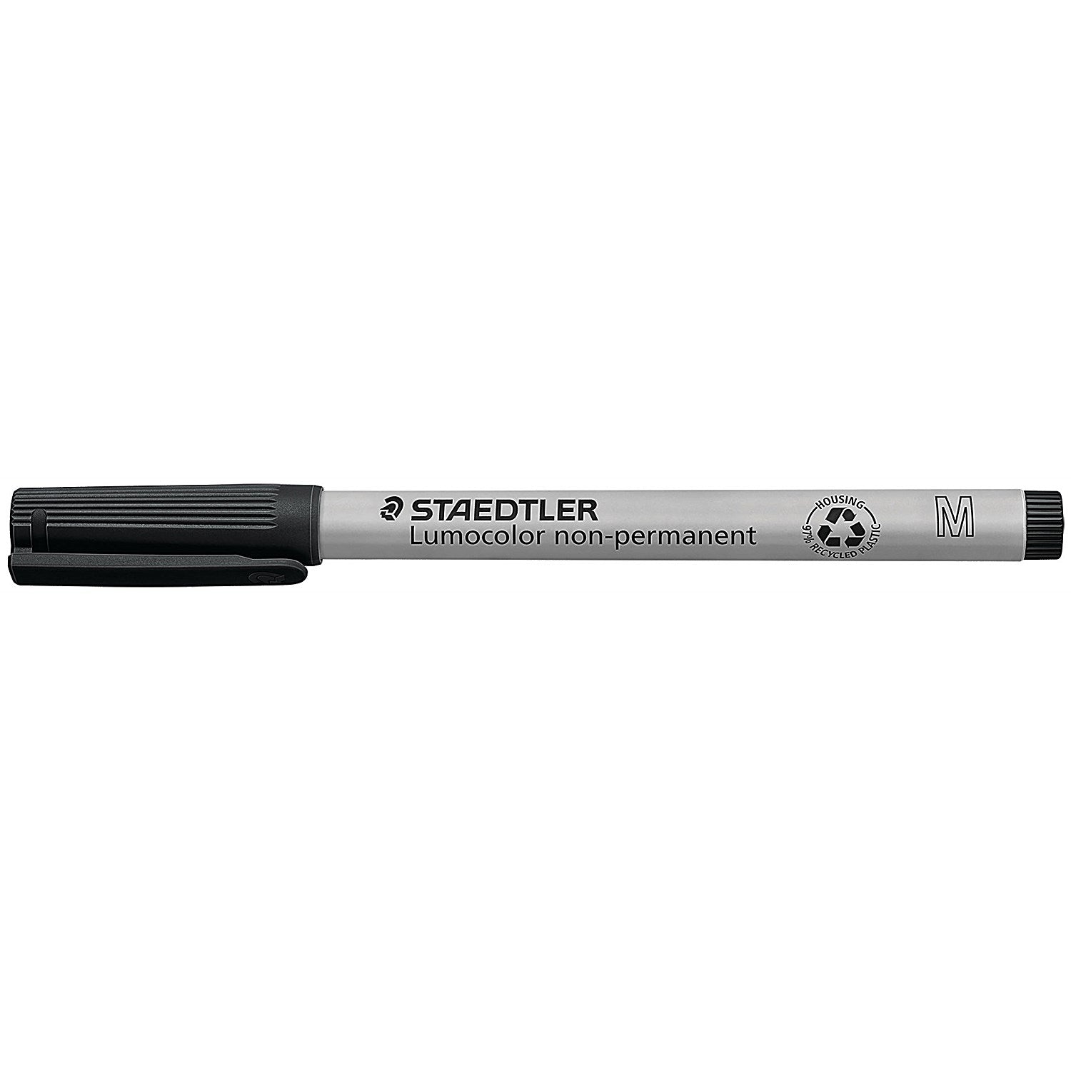 Staedtler 315 Lumocolor Pen, Non-permanent, Medium, Black, Pack of 10 Easy2Order : ST31927