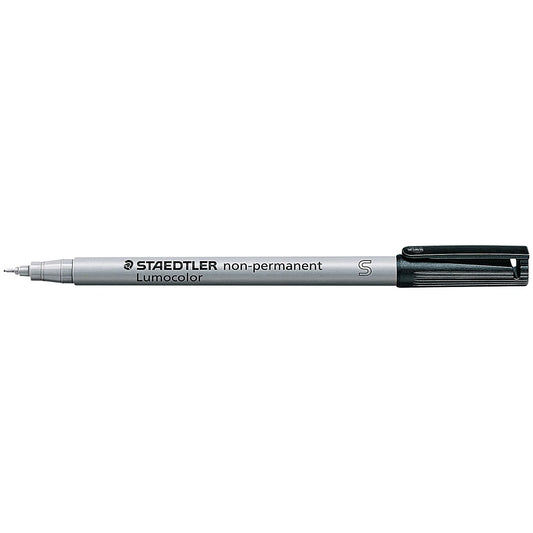 Staedtler Lumocolor Pen Superfine Non-Permanent Black (10 Pack)