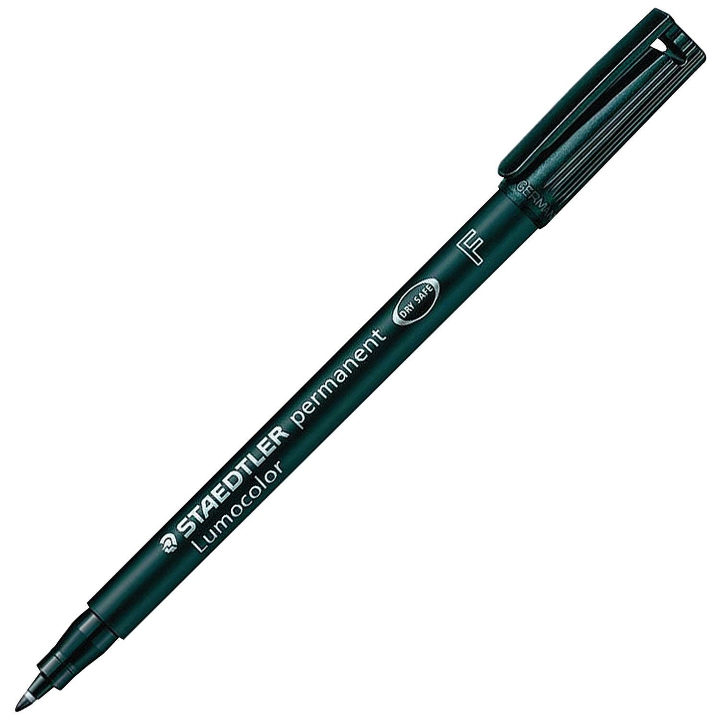 Staedtler 318 Lumocolor Permanent Pen, Fine, Black, Pack of 10