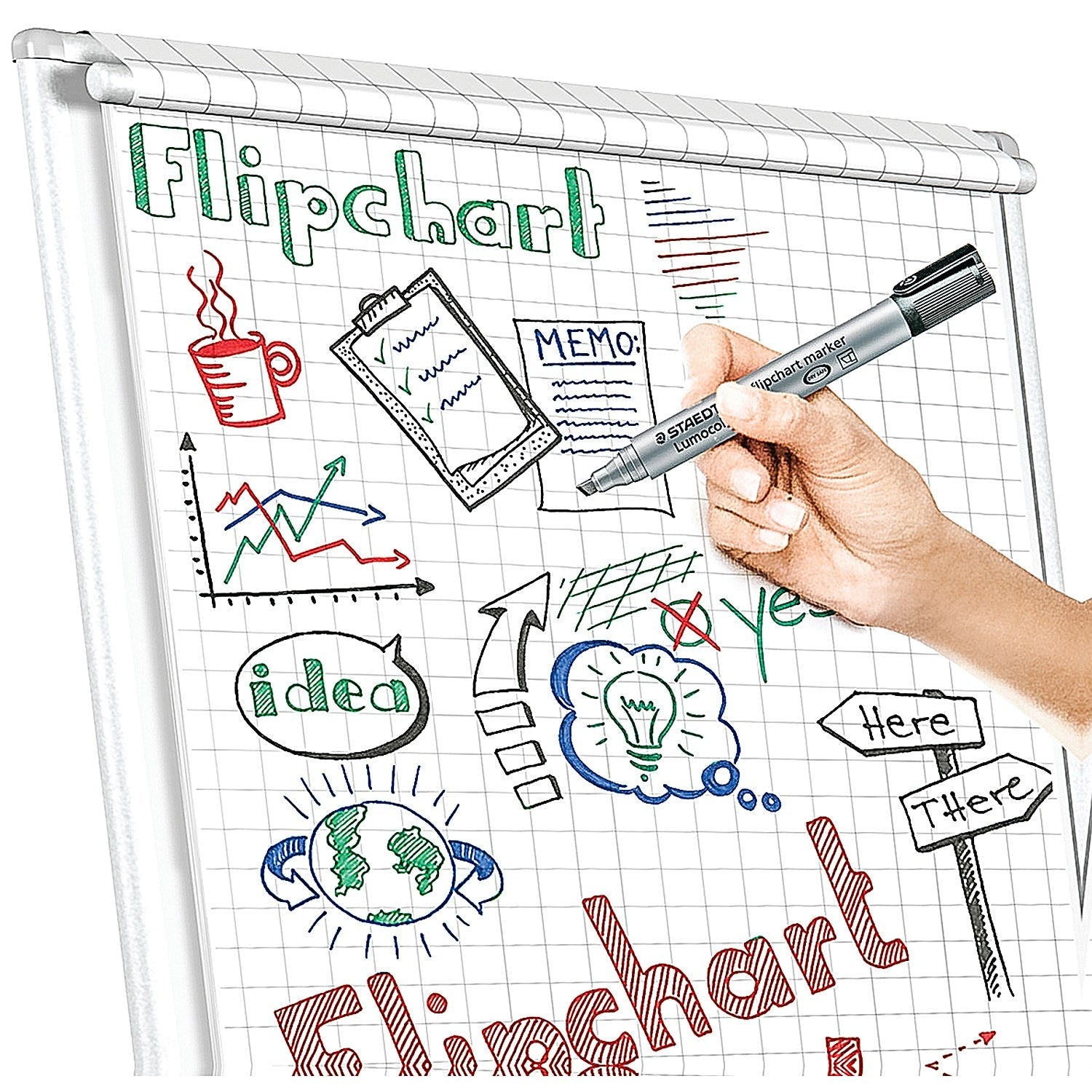 Staedtler Flipchart Marker Assorted (6 Pack) 356Wp6 Easy2Order : ST35606