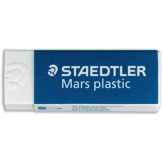 Staedtler Mars Plastic Eraser, Self-cleaning, Pack of 20