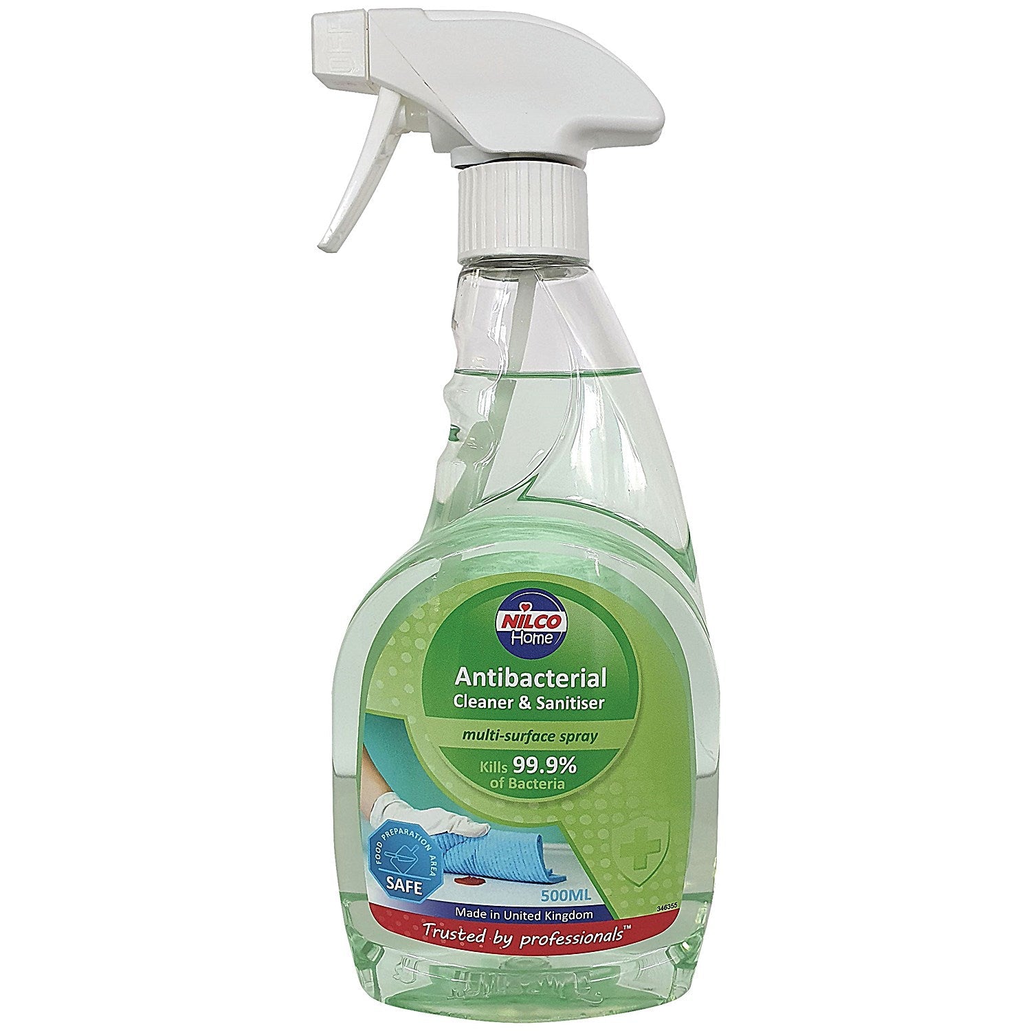 Nilco Antibacterial Cleaner and Sanitiser, 500ml Easy2Order : STA224344069
