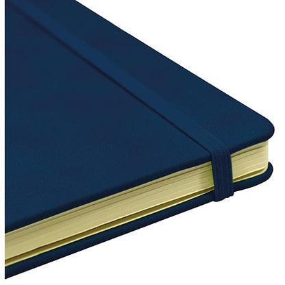 Silvine Casebound Executive Notebook, A5, Ruled, 160 Pages, Blue