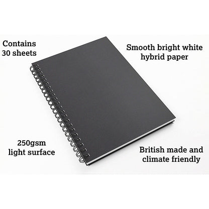 Artgecko Hardback Freestyle Sketchbook, A4, 250gsm, 30 Sheets