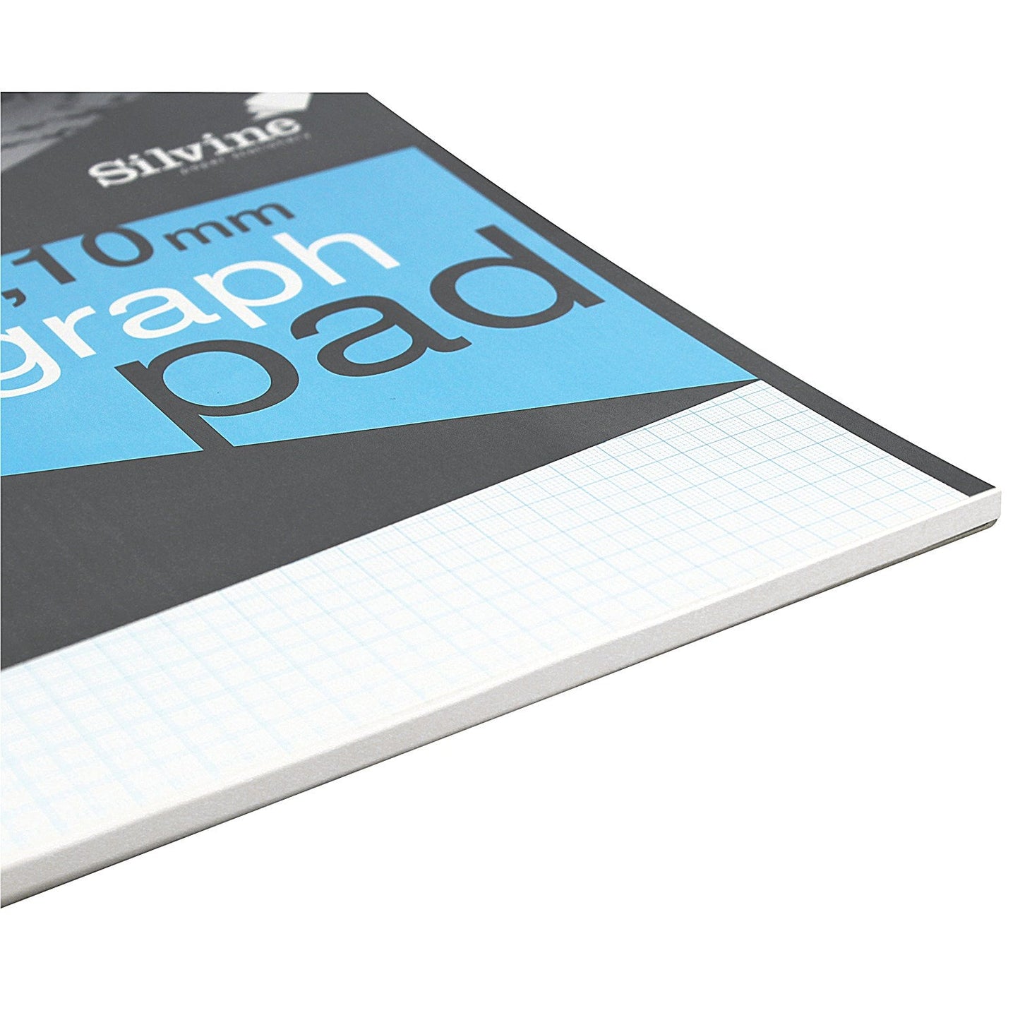 Silvine 110mm Graph Pad, A4, 90gsm, 50 Sheets