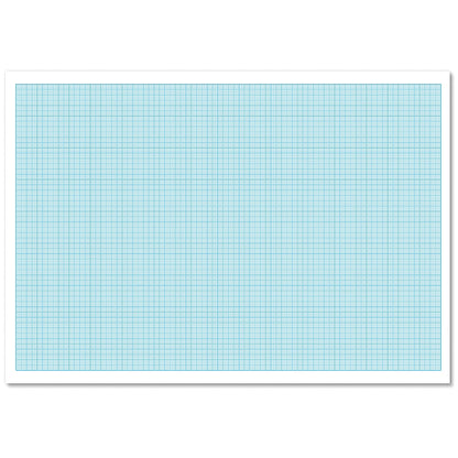 Silvine 110mm Graph Pad, A3, 90gsm, 50 Sheets