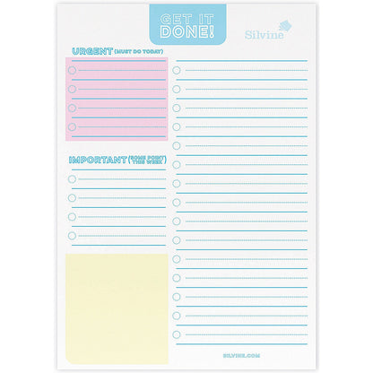 Silvine Luxpad Things To Do Desk Pad, A5, 60 Pages
