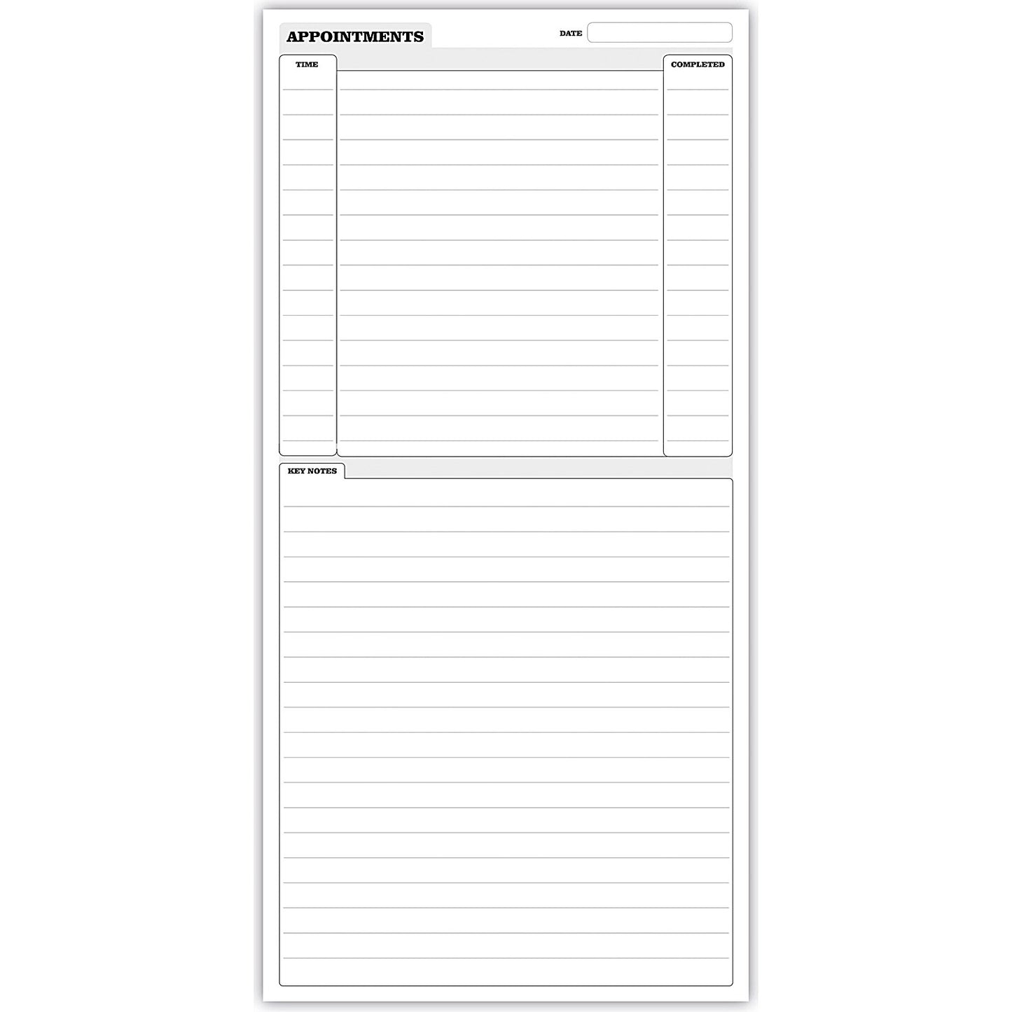 Silvine Luxpad Wirebound Things To Do Pad, Perforated, 280x150mm, 120 Pages