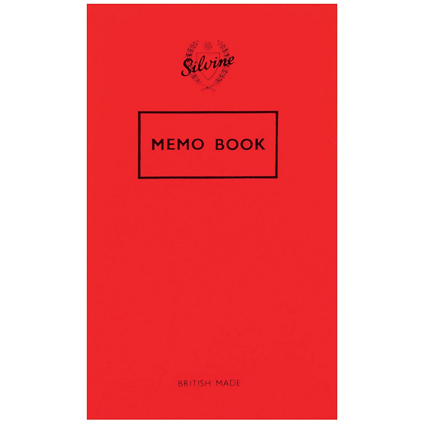 Silvine Stapled Memo Book, 159x95mm, Ruled, 72 Pages, Red, Pack of 24