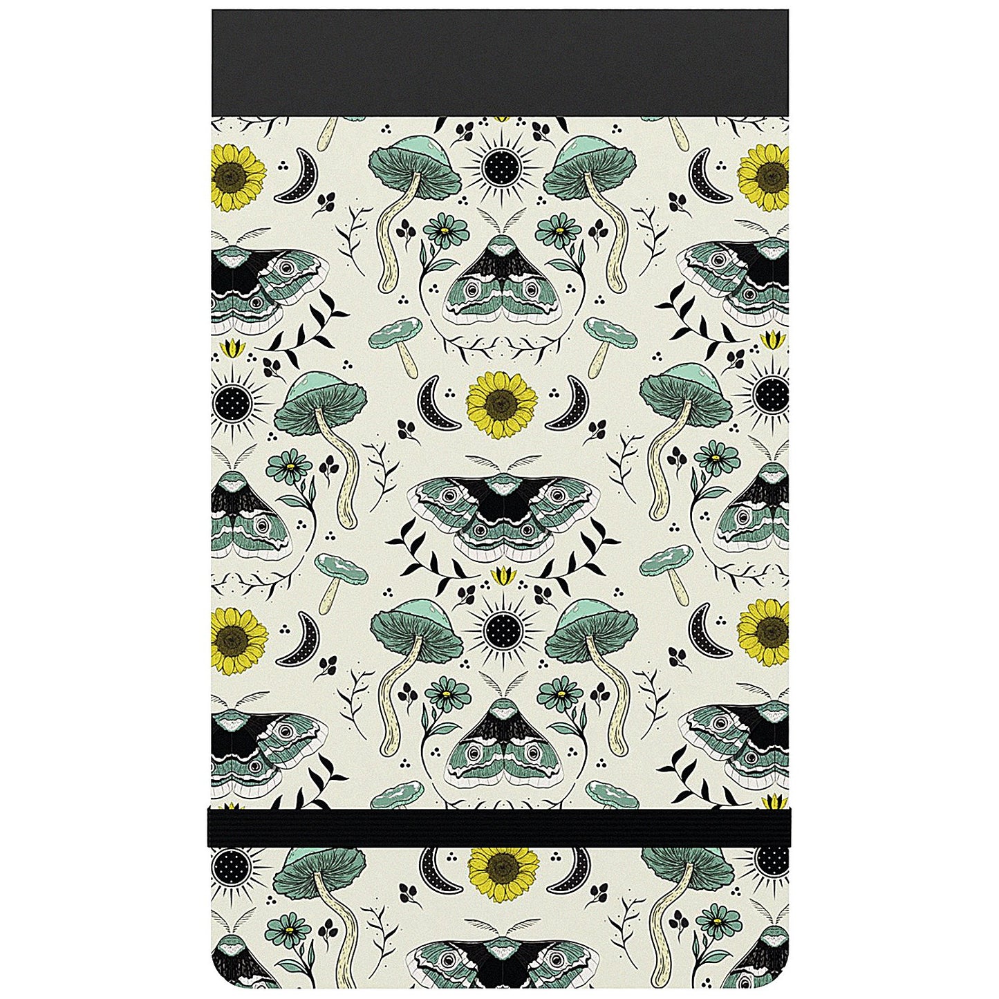 Silvine Pocket Modern Prints Notebook,127x82mm, Ruled, 160 Pages, White