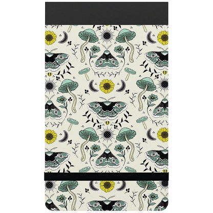 Silvine Pocket Modern Prints Notebook,127x82mm, Ruled, 160 Pages, White