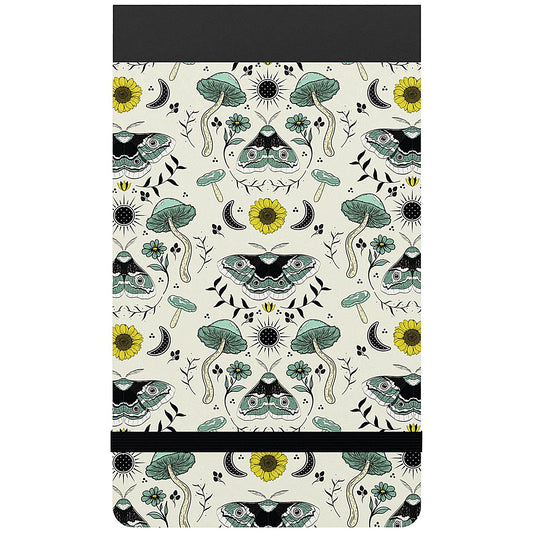 Silvine Pocket Modern Prints Notebook,127x82mm, Ruled, 160 Pages, White