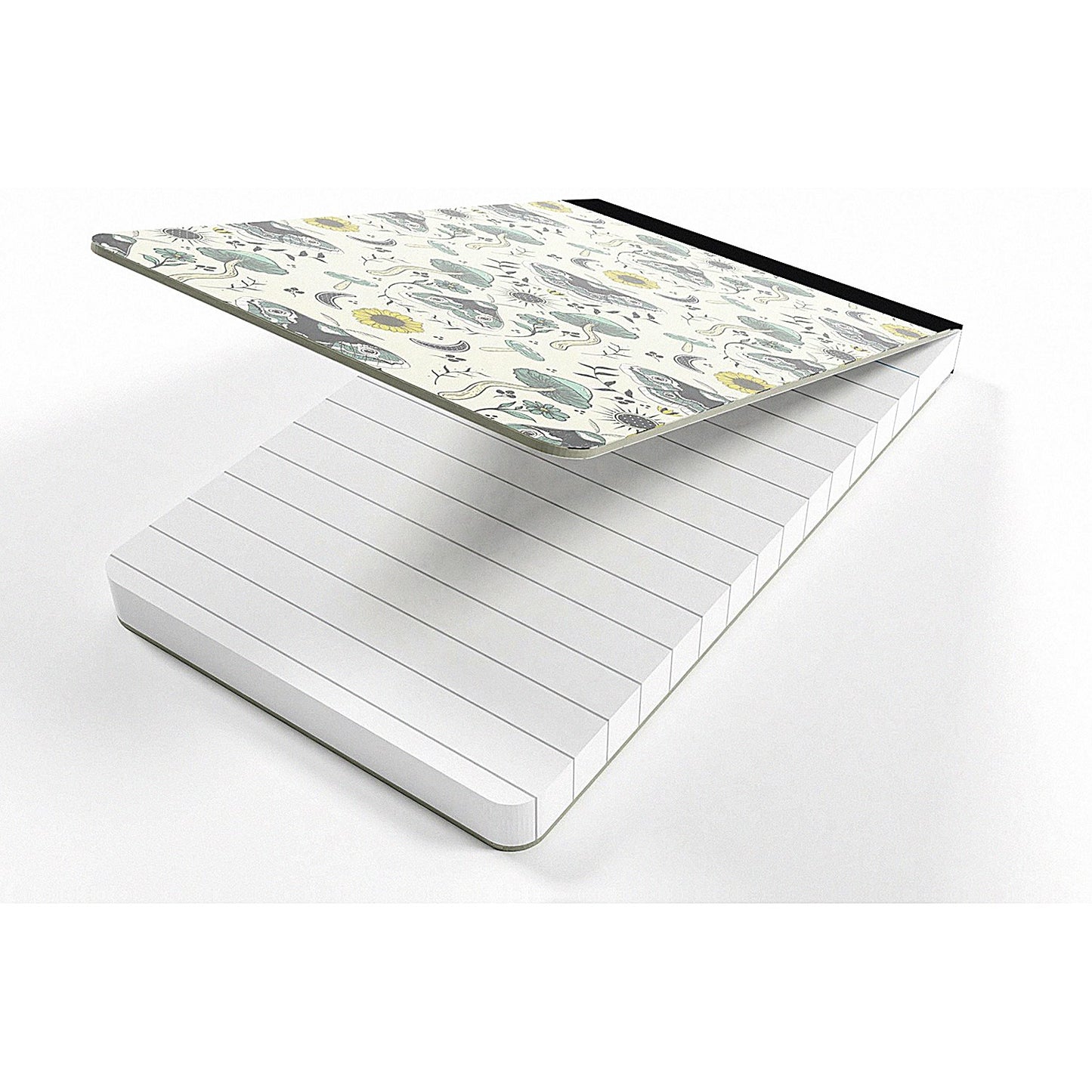 Silvine Pocket Modern Prints Notebook,127x82mm, Ruled, 160 Pages, White