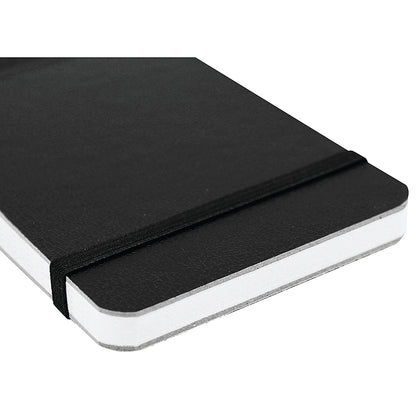 Silvine Casebound Pocket Notebook, 127x82mm, Ruled, 160 Pages, Black, Pack of 12