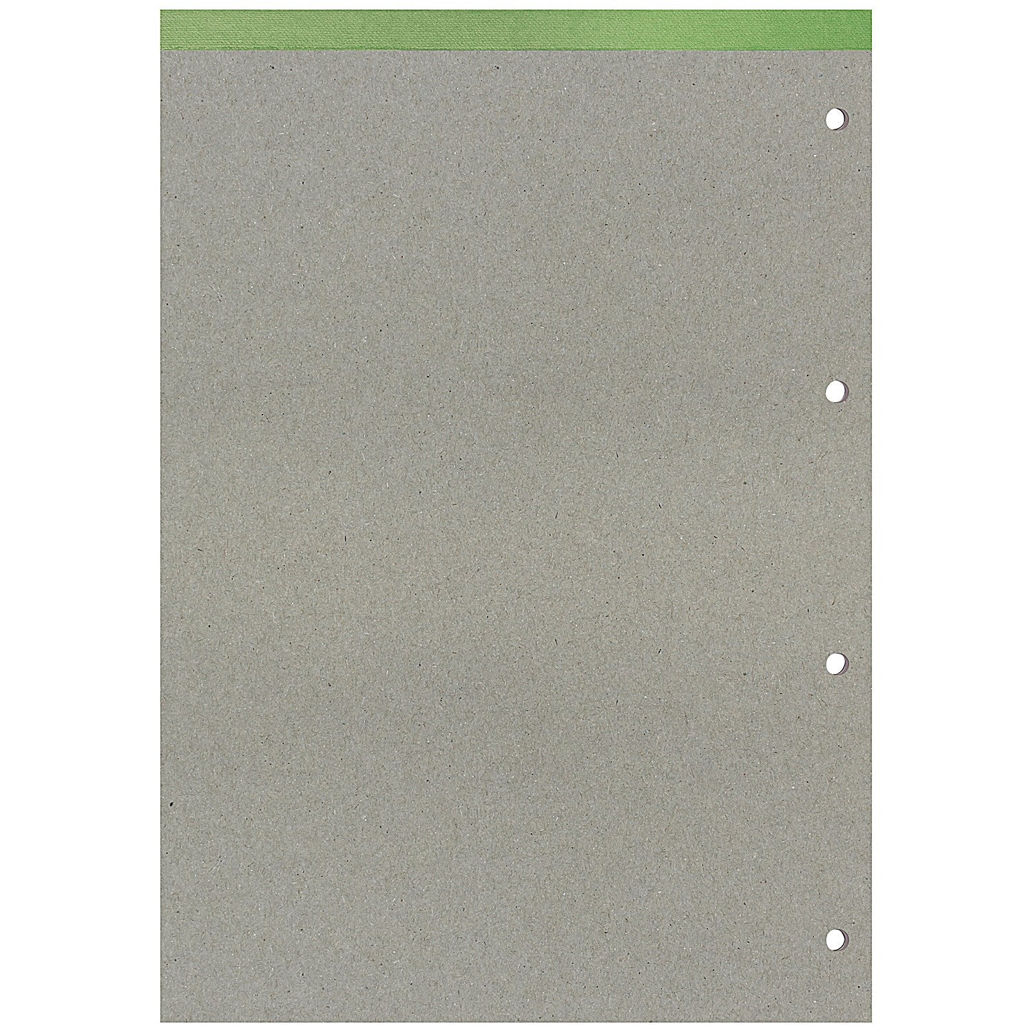 Silvine Recycled Refill Pad, A4, Ruled with Margin, 160 Pages, Green, Pack of 6