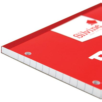 Silvine Headbound Refill Pad, A4, Ruled with Margin, 160 Pages, Red, Pack of 6