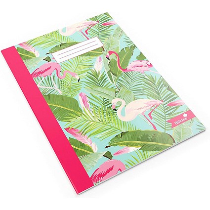 Silvine Casebound Notebook, A5, Ruled with Margin, 80 Pages, Assorted, Pack of 12