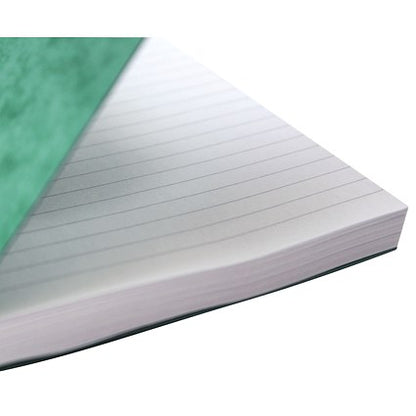 Silvine Luxpad Wirebound Notebook, A6, Ruled & Perforated, 200 Pages, Green, Pack of 12