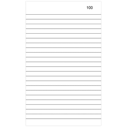 Silvine Duplicate Memo Book, Ruled, 100 Sets, 210x127mm, Pack of 6
