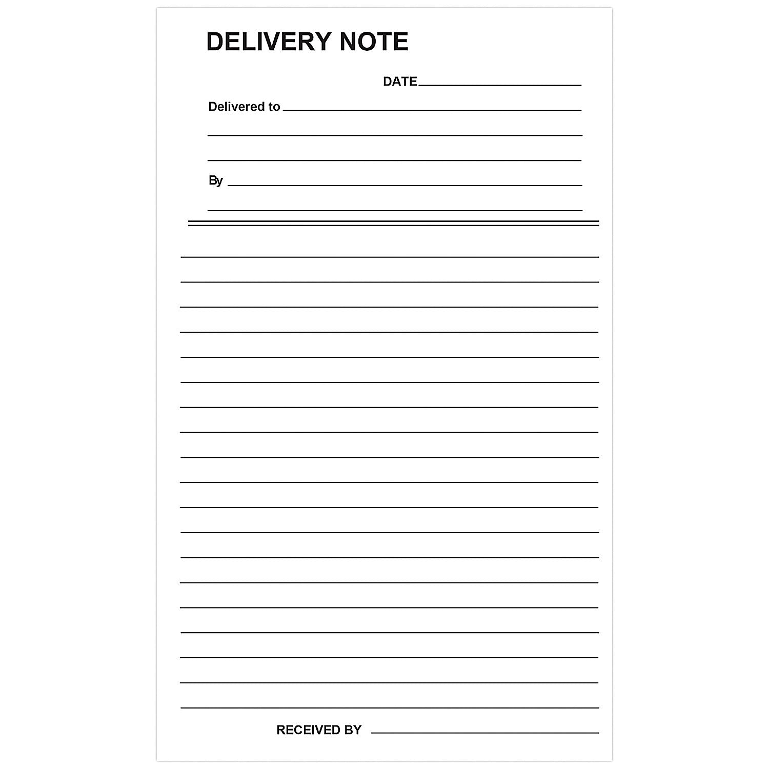 Silvine Duplicate Delivery Book, 100 Sets, 210x127mm, Pack of 6