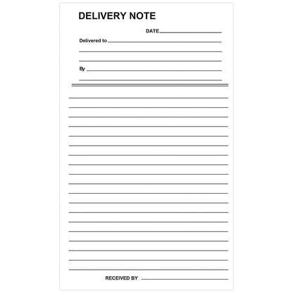 Silvine Duplicate Delivery Book, 100 Sets, 210x127mm, Pack of 6