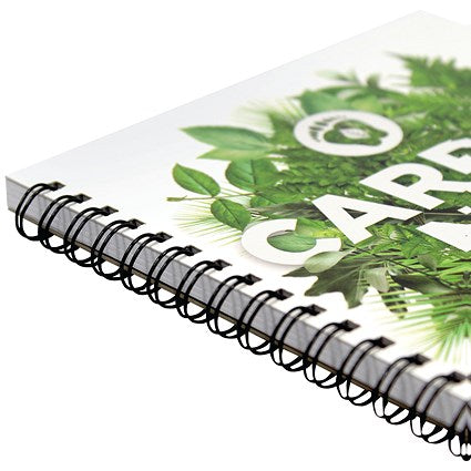 Silvine Carbon Neutral Notebook, A5, Ruled & Perforated, 120 Pages, White, Pack of 5