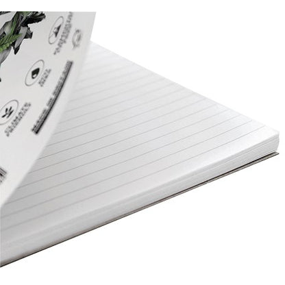 Silvine Carbon Neutral Notebook, A5, Ruled & Perforated, 120 Pages, White, Pack of 5