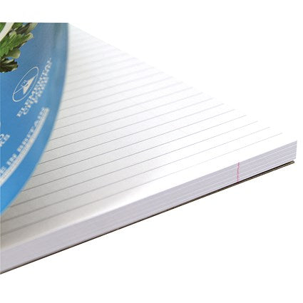 Silvine FSC Certified Wirebound Notebook, A4, Ruled & Perforated, 160 Pages, Blue, Pack of 5