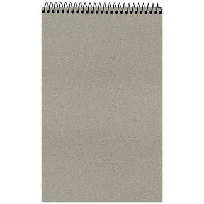 Silvine Recycled Wirebound Shorthand Notepad, 200x125mm, Ruled, 160 Pages, Green, Pack of 12