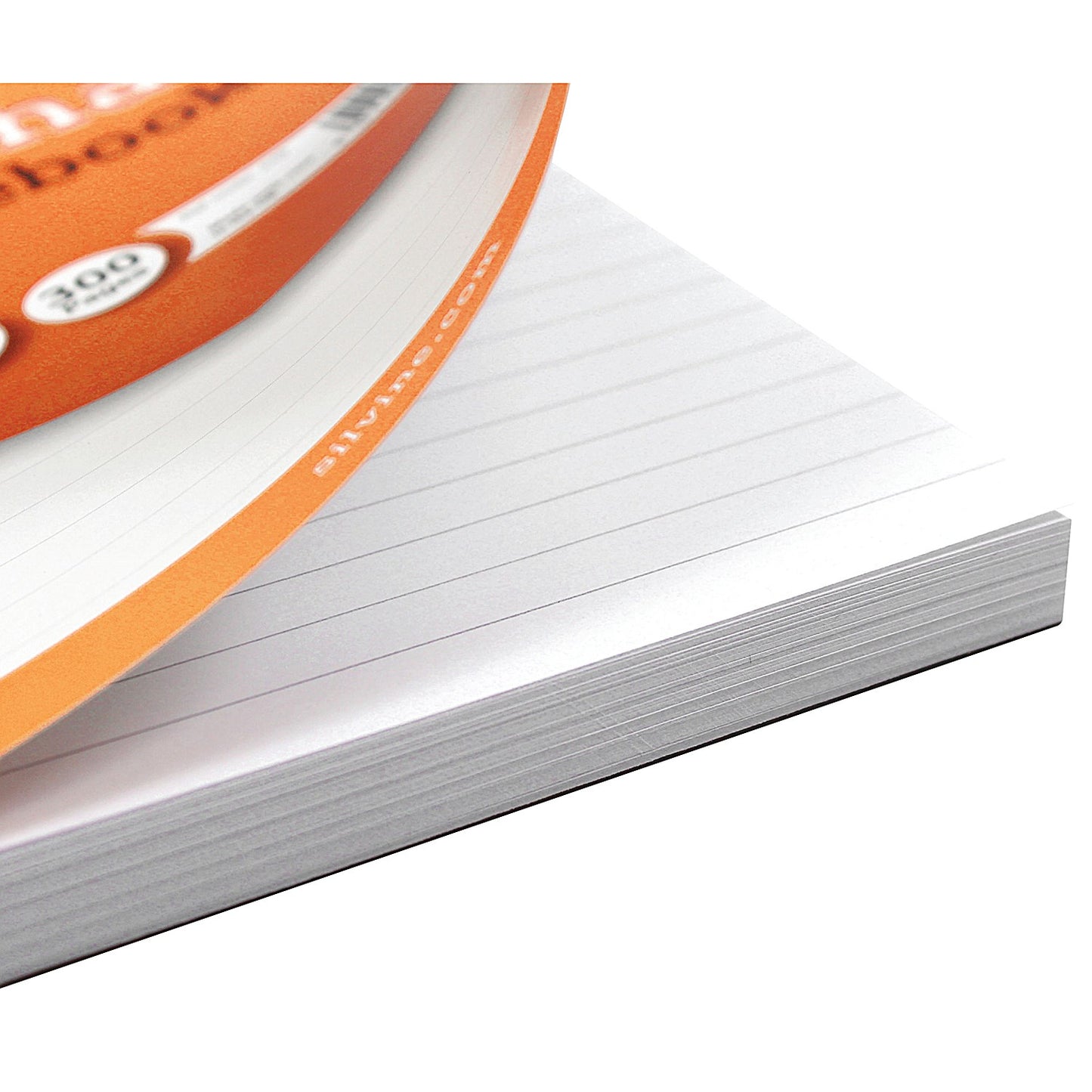 Silvine Wirebound Shorthand Notepad, 203x127mm, Ruled, 300 Pages, Orange, Pack of 6