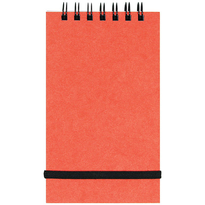 Silvine Wirebound Pocket Notepad, 127x76mm, Ruled, 192 Pages, Red, Pack of 12