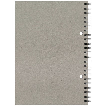 Silvine FSC Certified Wirebound Notebook, A5, Ruled & Perforarted, 160 Pages, Blue Pack of 5