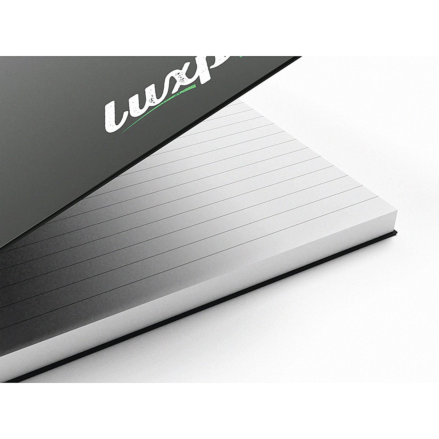 Silvine Luxpad Recycled Professional Wirebound Notebook, A4, Ruled & Perforated, 160 Pages, Black, Pack of 5 Easy2Order : SV44111