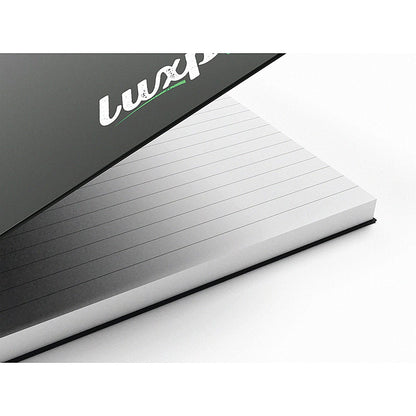 Silvine Luxpad Recycled Professional Wirebound Notebook, A4, Ruled & Perforated, 160 Pages, Black, Pack of 5 Easy2Order : SV44111