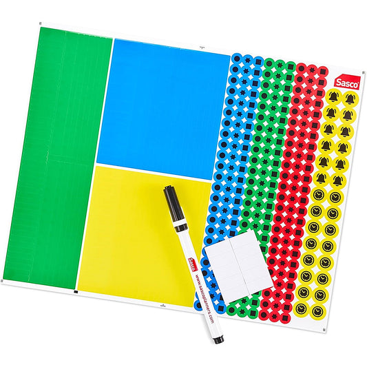 Sasco Year Planner Stickers Kit, For use with Sasco Planners
