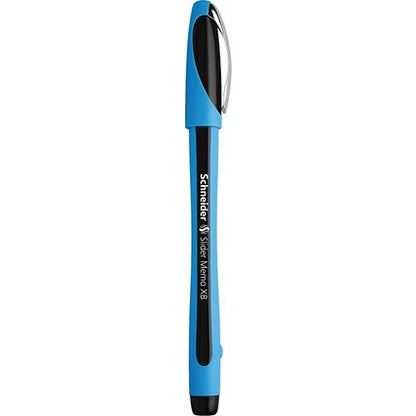 Schneider Slider Memo XB Ballpoint Pen, Large, Black, Pack of 10
